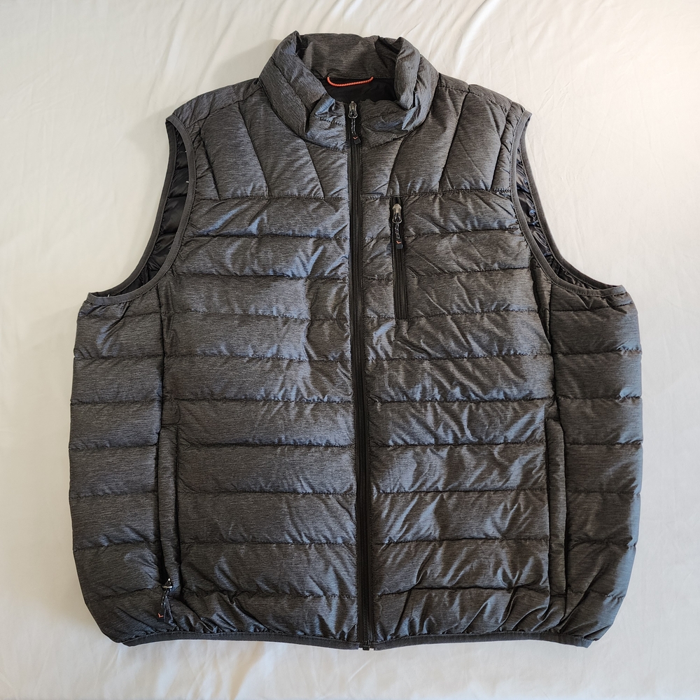 Hawke & Co Charcoal Down Quilted Vest